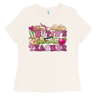 Bone cupid's favorite teacher Ladies Tee - OliviaCreatesArt
