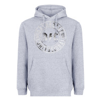 Heather Grey DASHBOARD CONFESSIONAL Heavyweight Hoodie - artisFamous