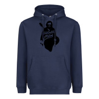 Navy sugar music guitar Heavyweight Hoodie - artisFamous
