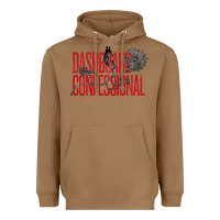 Toasted Coconut DASHBOARD CONFESSIONAL Heavyweight Hoodie - artisFamous