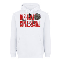 White DASHBOARD CONFESSIONAL Heavyweight Hoodie - artisFamous