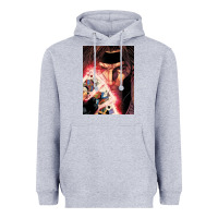 Heather Grey gambit Heavyweight Hoodie - artisFamous