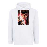 White gambit Heavyweight Hoodie - artisFamous
