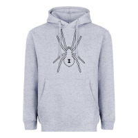 Heather Grey black widow Heavyweight Hoodie - artisFamous