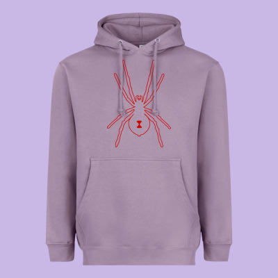 Black Widow Heavyweight Hoodie Designed By Artisfamous