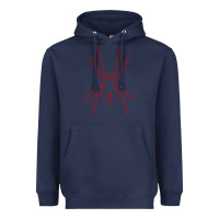 Navy black widow Heavyweight Hoodie - artisFamous