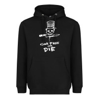 Black bourdain cook free or die Heavyweight Hoodie - artisFamous