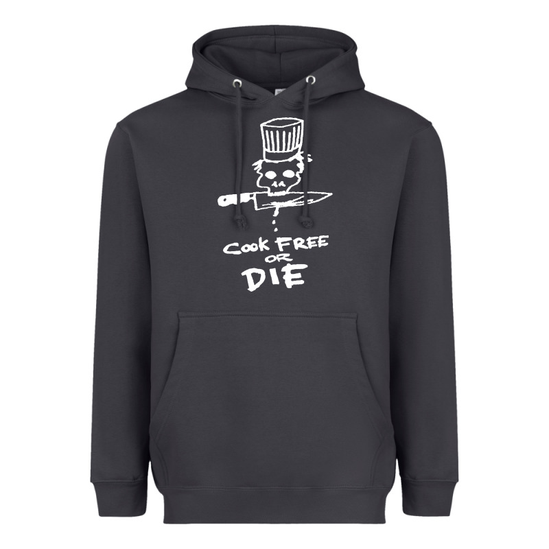 Bourdain Cook Free Or Die Heavyweight Hoodie by artisFamous | Teevron