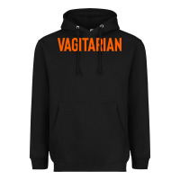 Black vagitarian Heavyweight Hoodie - artisFamous
