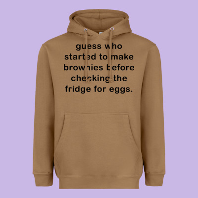Guess Who Started To Make Brownies Heavyweight Hoodie Designed By Artisfamous