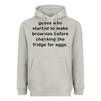 Moon Dust guess who started to make brownies Heavyweight Hoodie - artisFamous