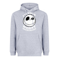 Heather Grey j.a.c.k  skel.ling.ton  worst nightmare t shirt Heavyweight Hoodie - artisFamous