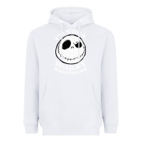 White j.a.c.k  skel.ling.ton  worst nightmare t shirt Heavyweight Hoodie - artisFamous