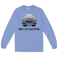 Colony Blue Best Cat Dad Ever Long Sleeve Tee - Bettercallsaul