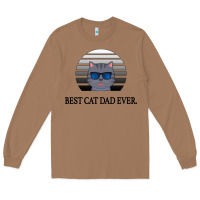 Toasted Coconut Best Cat Dad Ever Long Sleeve Tee - Bettercallsaul