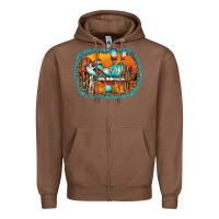 Chestnut western cactus Zipper Hoodie - AdoDesignShop