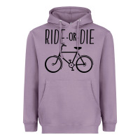 Lavender ride or die bicycle Heavyweight Hoodie - artisFamous