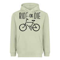 Matcha ride or die bicycle Heavyweight Hoodie - artisFamous