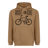 Toasted Coconut ride or die bicycle Heavyweight Hoodie - artisFamous