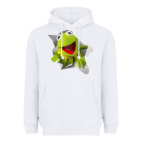 White kermit the frog Heavyweight Hoodie - artisFamous