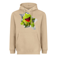 Mushroom kermit the frog Heavyweight Hoodie - artisFamous