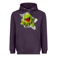 Plum kermit the frog Heavyweight Hoodie - artisFamous