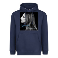 Navy Barbra Streisand design Heavyweight Hoodie - artisFamous