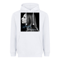 White Barbra Streisand design Heavyweight Hoodie - artisFamous