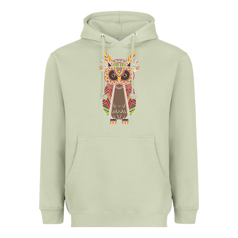 Native Owl Heavyweight Hoodie by artisFamous | Teevron