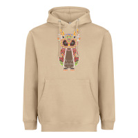 Mushroom Native OWL Heavyweight Hoodie - artisFamous