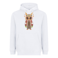 White Native OWL Heavyweight Hoodie - artisFamous