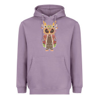 Lavender Native OWL Heavyweight Hoodie - artisFamous