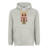 Moon Dust Native OWL Heavyweight Hoodie - artisFamous