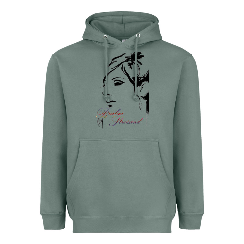 Design Barbra Streisand Heavyweight Hoodie by artisFamous | Teevron