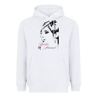White Design barbra streisand Heavyweight Hoodie - artisFamous