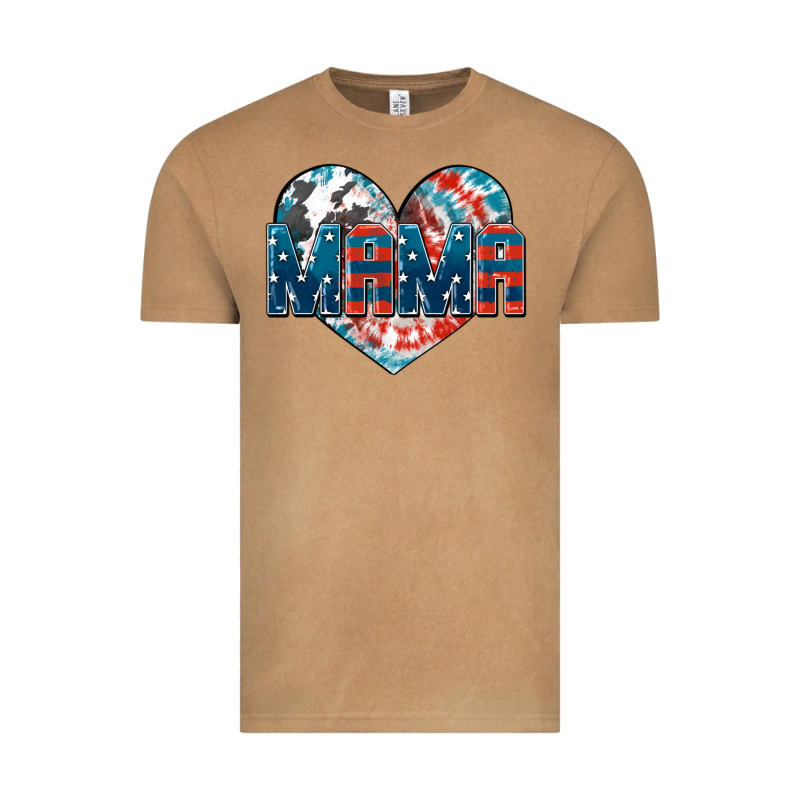 American Mama Heart Vintage Tee by FaDigitalArtStudio | Teevron