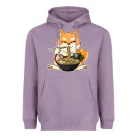 Lavender shiba inu dog ramen Heavyweight Hoodie - artisFamous