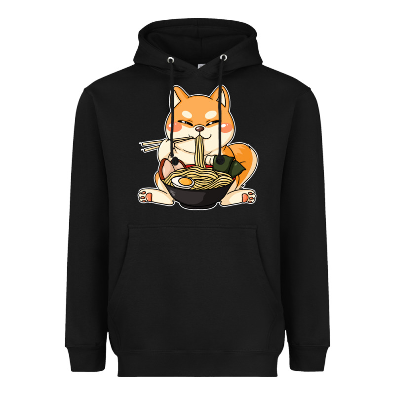 Shiba Inu Dog Ramen Heavyweight Hoodie by artisFamous | Teevron