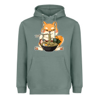 Sage shiba inu dog ramen Heavyweight Hoodie - artisFamous