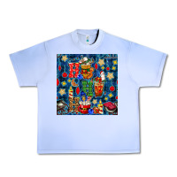 Grape Ice christmas ho ho ho with coffee cups and ornaments with plaid seamless  Urban Heavy Tee - BundleAndBundleShop