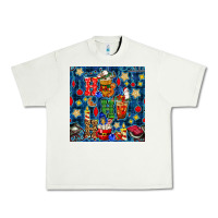 Pistachio christmas ho ho ho with coffee cups and ornaments with plaid seamless  Urban Heavy Tee - BundleAndBundleShop