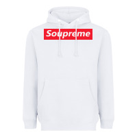 White SOUPREME Heavyweight Hoodie - artisFamous