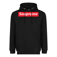 Black SOUPREME Heavyweight Hoodie - artisFamous