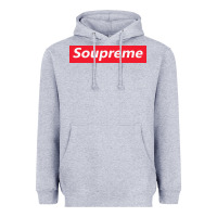 Heather Grey SOUPREME Heavyweight Hoodie - artisFamous