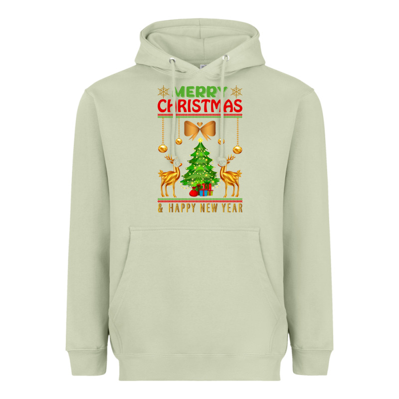 Merry Christmas Heavyweight Hoodie by artisFamous | Teevron