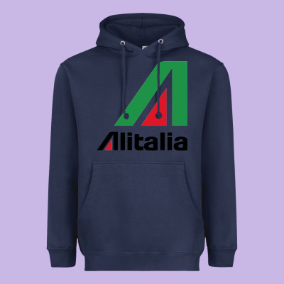 Alitalia Heavyweight Hoodie Designed By Artisfamous