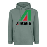 Sage alitalia Heavyweight Hoodie - artisFamous