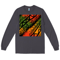 Smoke african tribal seamless pattern Long Sleeve Tee - BundleAndBundleShop