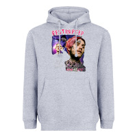 Heather Grey lil peep Heavyweight Hoodie - artisFamous