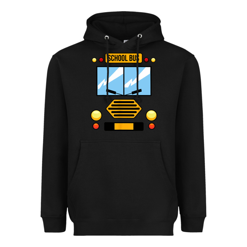 School Bus Costume Cool Halloween Heavyweight Hoodie by artisFamous | Teevron